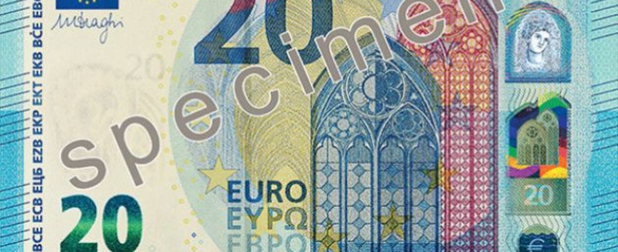 Bce, Mario Draghi presenta la nuova banconota da 20 euro, in