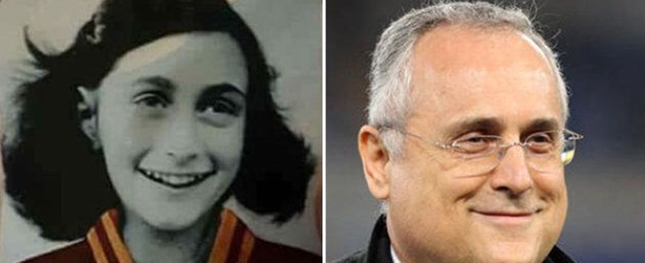 Lazio deferita dalla Figc per la foto di Anna Frank romanista. Proposta ...