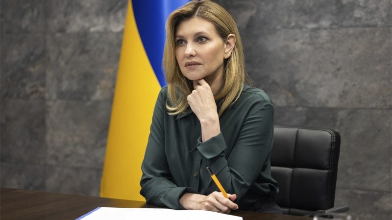 Olena Zelenska La Russia Sta Violentando L Ucraina E Un Invasore 