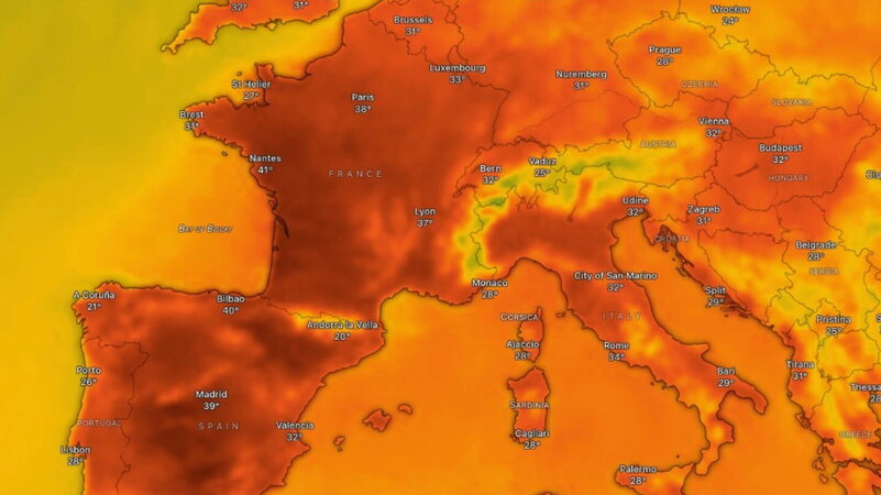 FA CALDO, MOLTO CALDO Cos'&egrave; l'Omega Block che ingabbia l'Europa sotto una cupola di calore