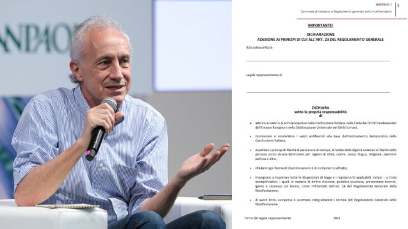 Travaglio dice no a Più Libri Più Liberi. "La dichiarazione di antifascismo è una nuova forma di fascismo"