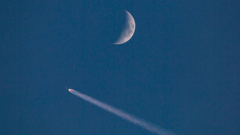 Un razzo di SpaceX si è schiantato sulla Luna