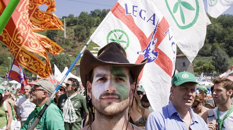 La Lega si riunisce a Pontida tra celebrazioni e tensioni
