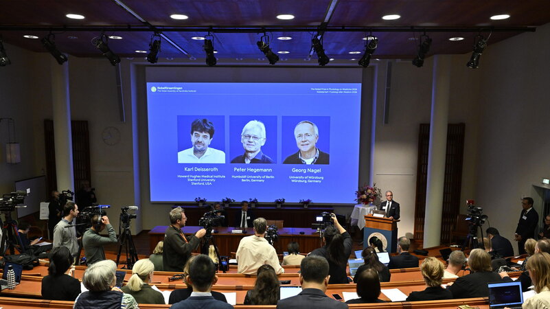 Il Nobel alla luce che accende e spegne i neuroni, per capire come funziona il cervello