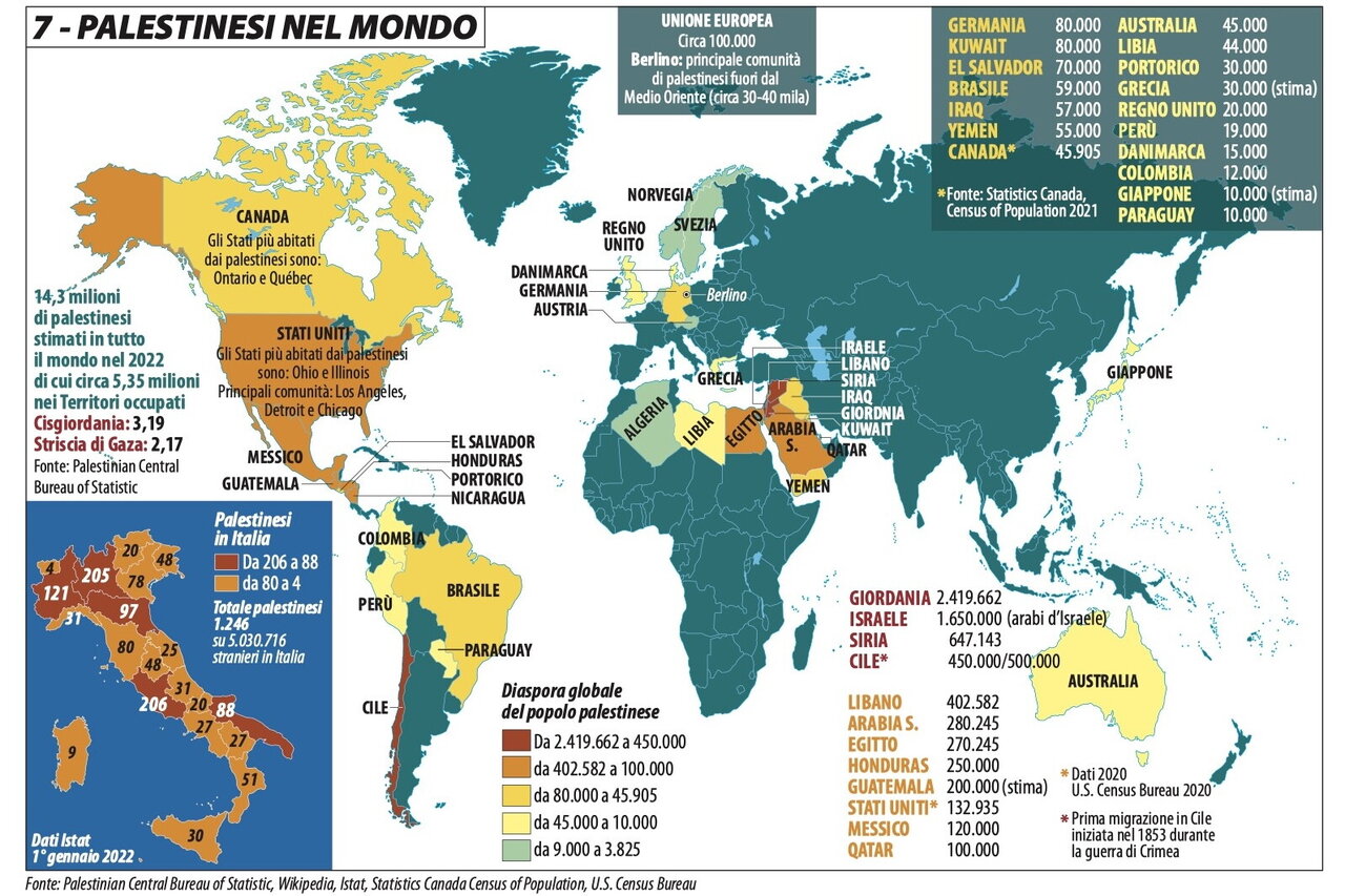 Anello Donna Mappa Palestina Israele In Acciaio Inox 316L – Regolabile, Aperto, Svasato, Etnico, Gioiello Ipoallergenico