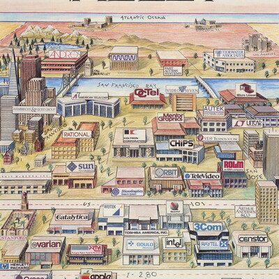 Kirby Scudder, Silicon Valley , Pacific ss, 1986.&nbsp;&nbsp;