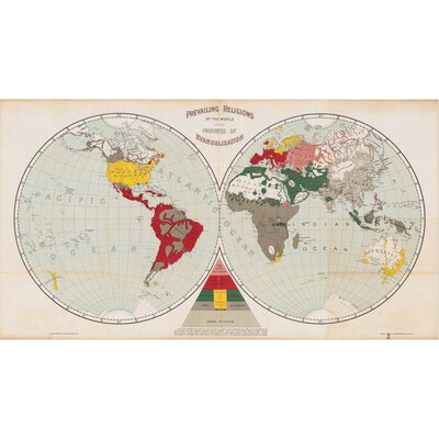 Fonte: Arthur T. Pierson, Prevailing Religions of the World and Progress of Evangelization, New York 1894, Baker (su lino, Cornell).