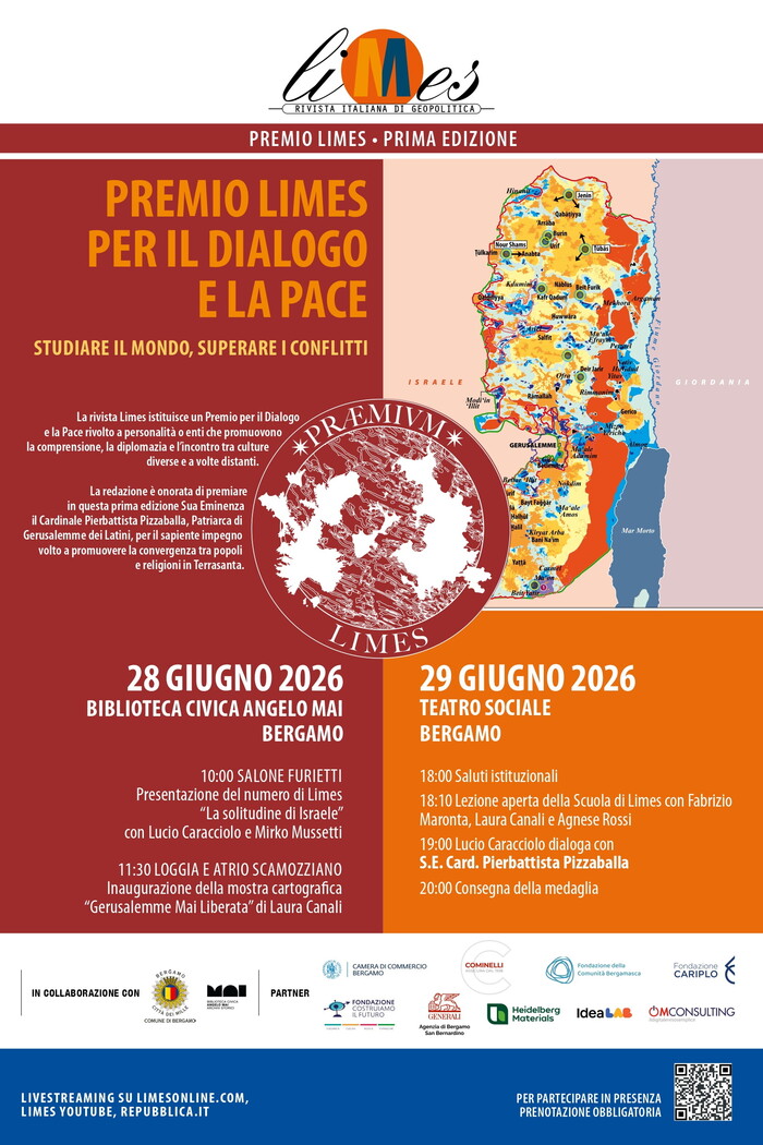 Per ulteriori informazioni <u><a href=https://www.limesonline.com/eventi/premio-limes-2026-21794832/?ref=LHTP-BH-I22069694-P4-S1-F>clicca qui</a></u>