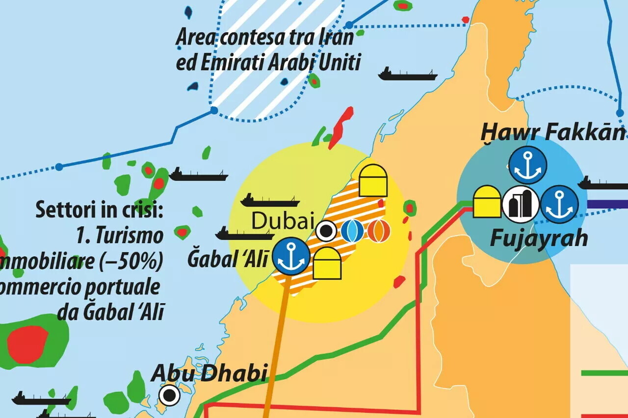 Per consultare la mappa "Il fulcro dello scontro" <u><a href=https://www.limesonline.com/carte/carta-inedita-della-settimana/usa-iran-golfo-persico-il-fulcro-dello-scontro-21591025/>clicca qui</a></u>
