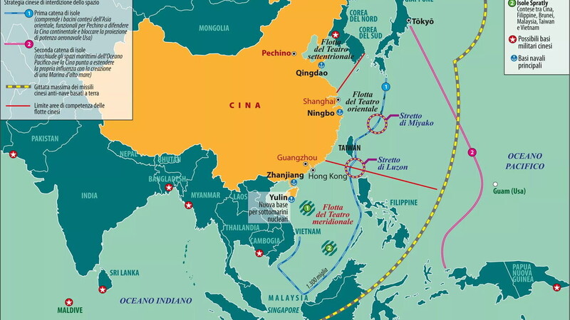 IL PIANO DELLA CINA PER NON MORIRE DI STRETTI