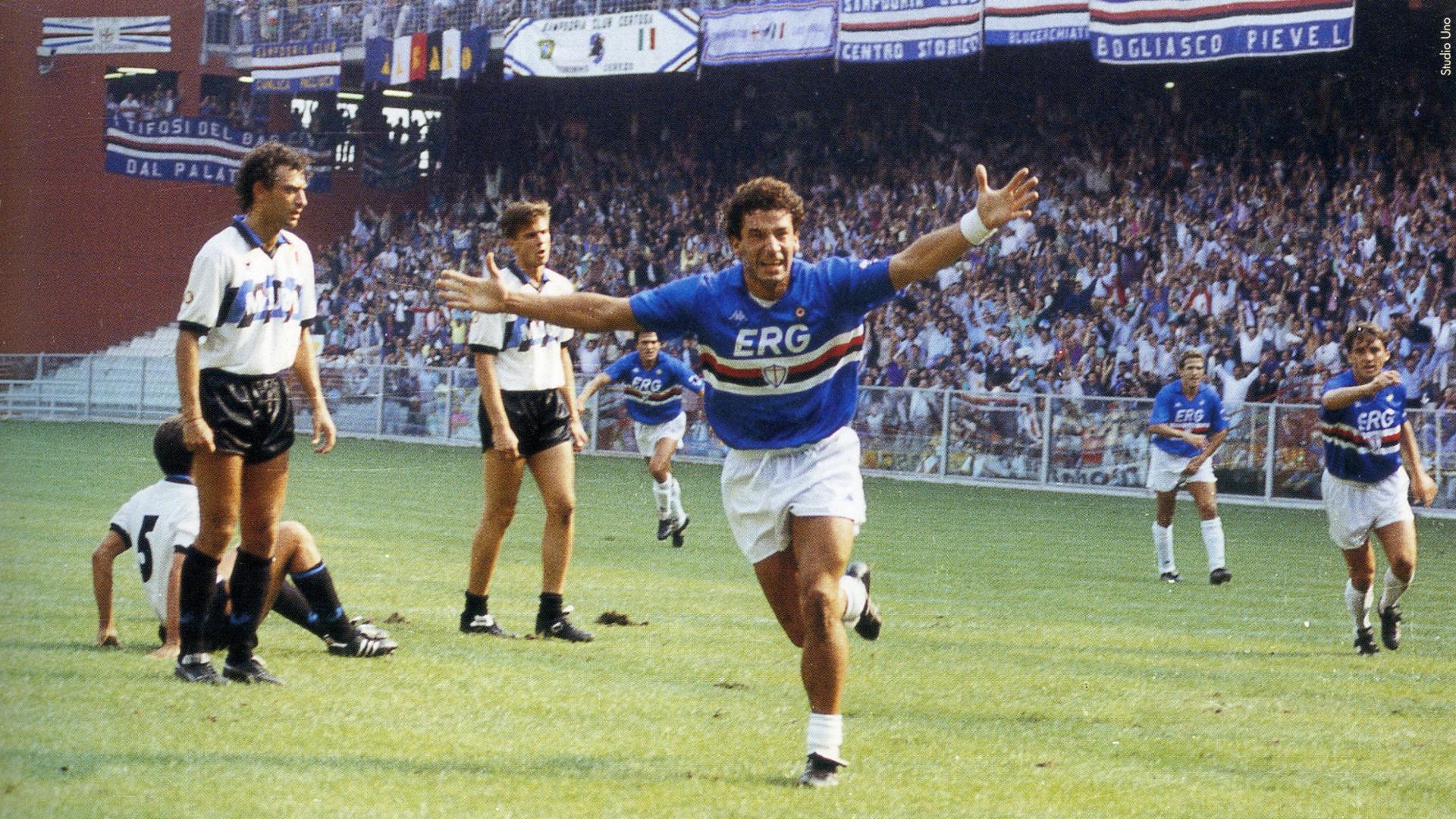 Gianluca Vialli, il primo gol con la Sampdoria non si scorda mai. E fu ...