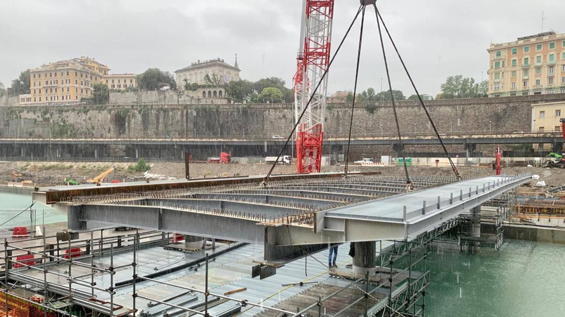 Waterfront di Genova, è il giorno del varo del ponte Nord. Piciocchi ...