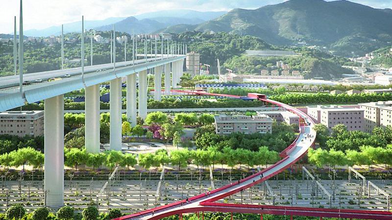 Cerchio rosso, progetto al palo per la passerella sul Polcevera: le imprese chiedono più soldi