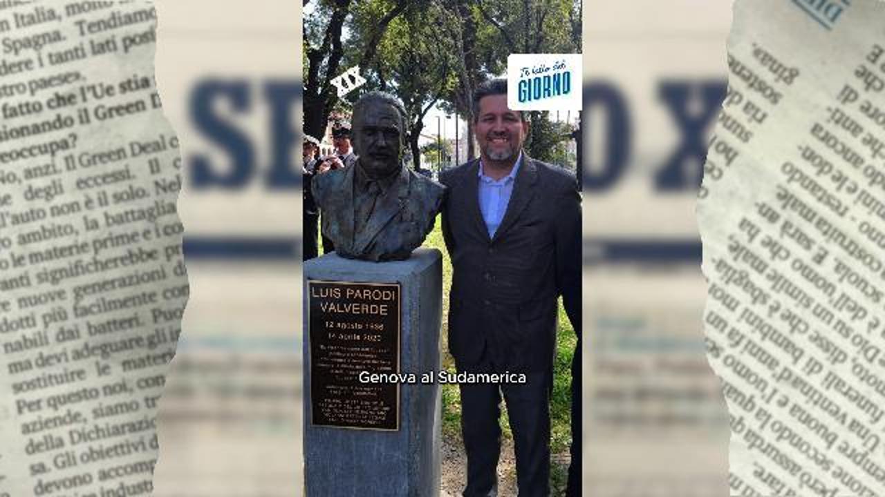 Il fatto del giorno | Una statua a Genova per Luis Parodi Valverde, un ponte tra Liguria ed Ecuador