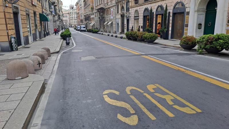 Nuove linee per i bus elettrici, decollano i cantieri del centro a Genova