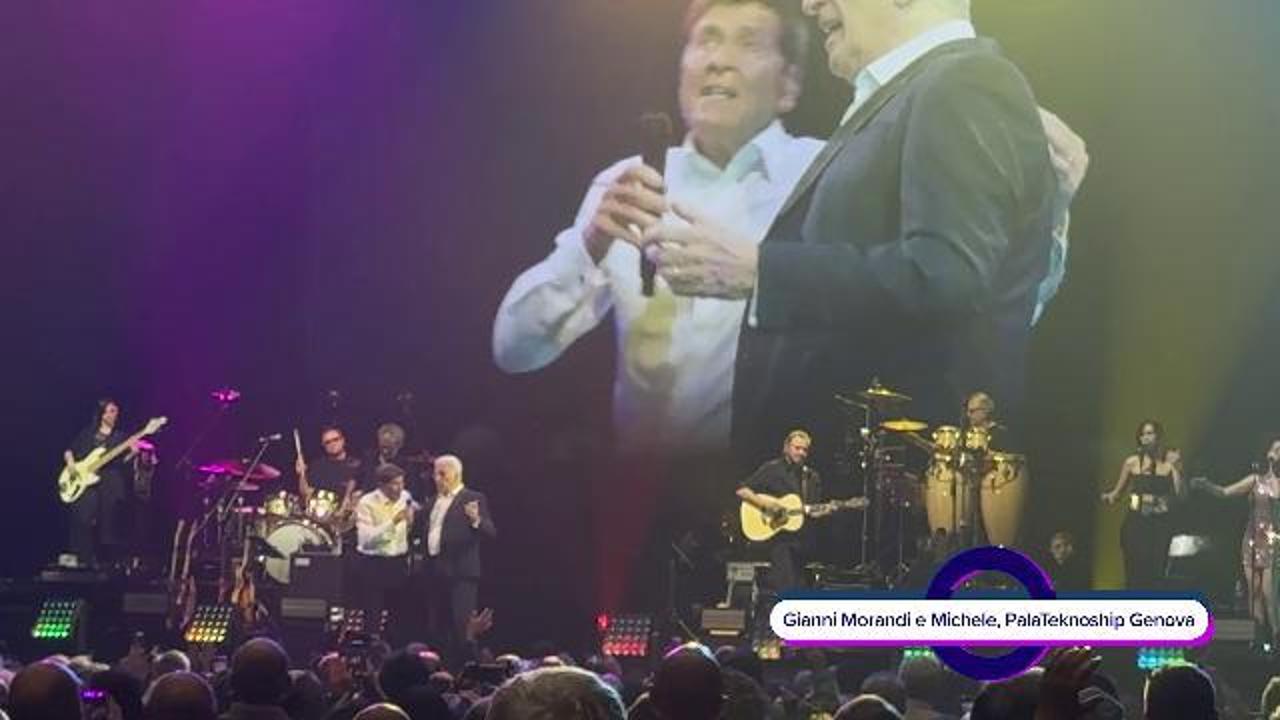 Gianni Morandi conquista Genova, omaggio a Gino Paoli. E l'emozione di Ma se ghe penso