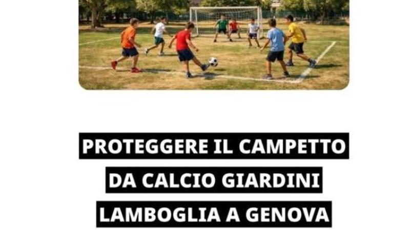 Giardini Lamboglia, a Marassi una petizione per salvare campetto da calcio e pista di pattinaggio: “Qui cresciute intere generazioni”