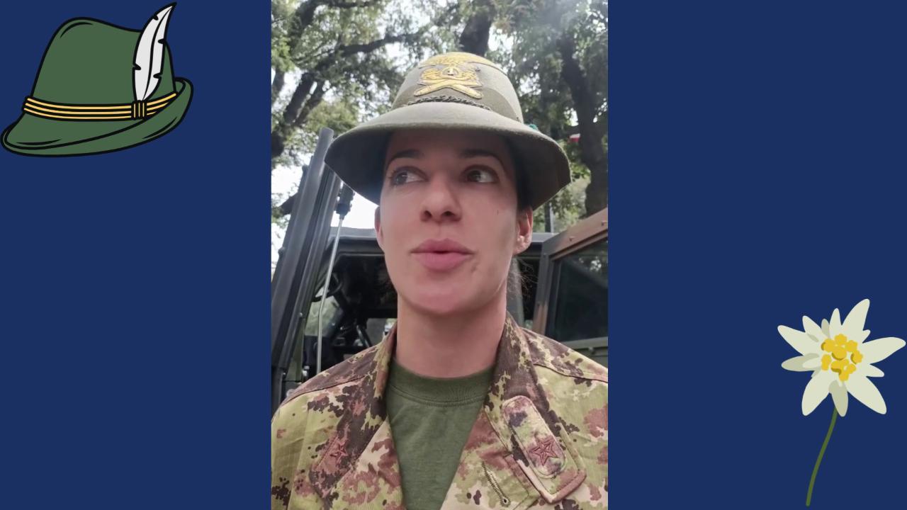 Alpini: graduato scelto Giorgia Di Benedetto, "Differenze con gli uomini? Abbiamo gli stessi incarichi e lo stesso peso nello zaino"