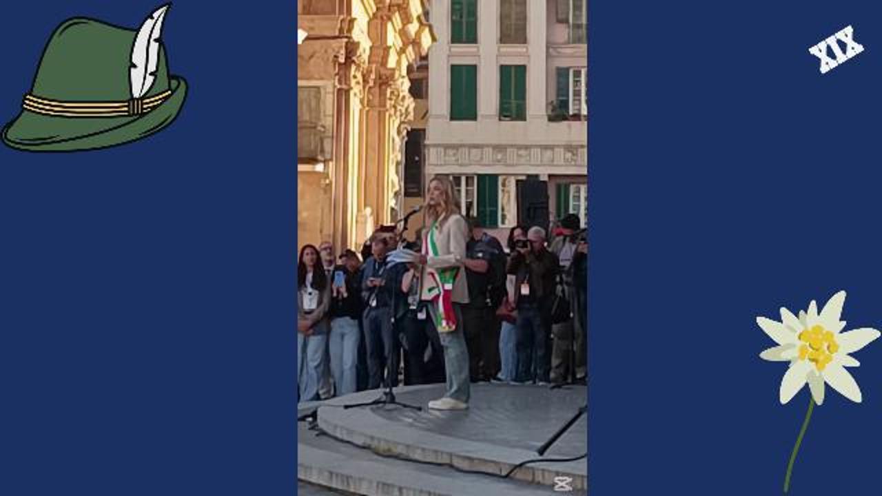 Il via ufficiale alla adunata nazionale degli alpini e il benvenuto di Genova e della Liguria