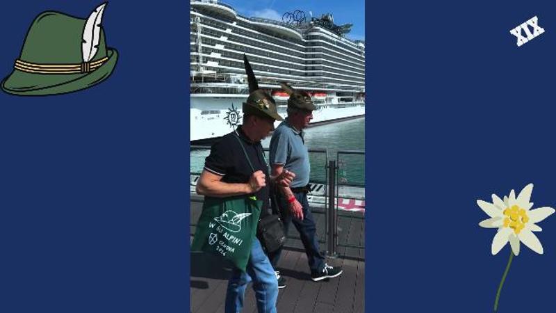 A Genova la nave degli alpini, in 1300 su un traghetto "ma nel cuore abbiamo la montagna"