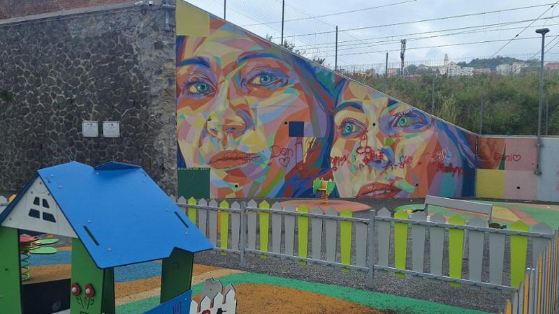 Murale imbrattato nella Radura della Memoria, analisi sulle immagini della telecamera