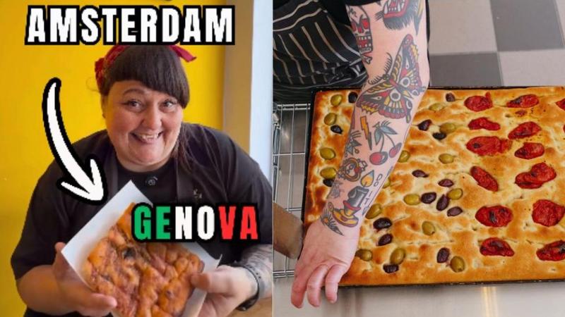 La focaccia genovese conquista Amsterdam: la focacceria di Valeria è virale sui social (e fa impazzire gli olandesi)