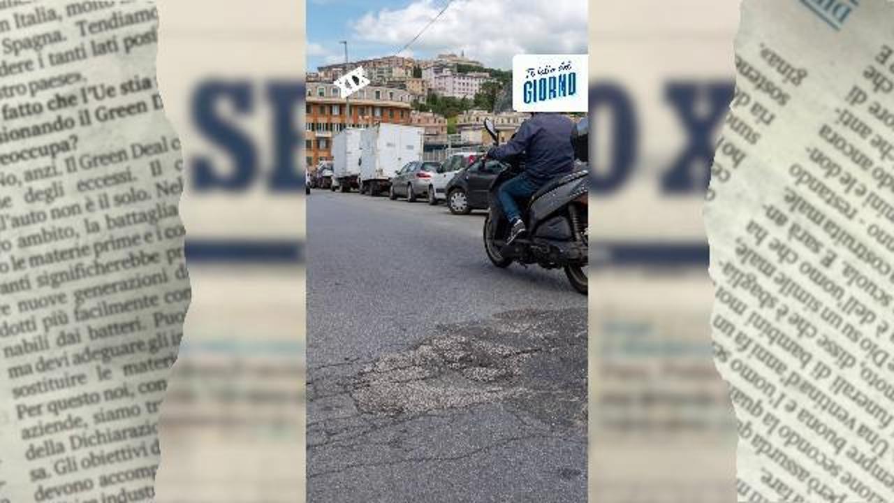 Buche e tapulli a Genova, scattano i controlli. Ora sanzioni per chi non fa manutenzione a regola d'arte