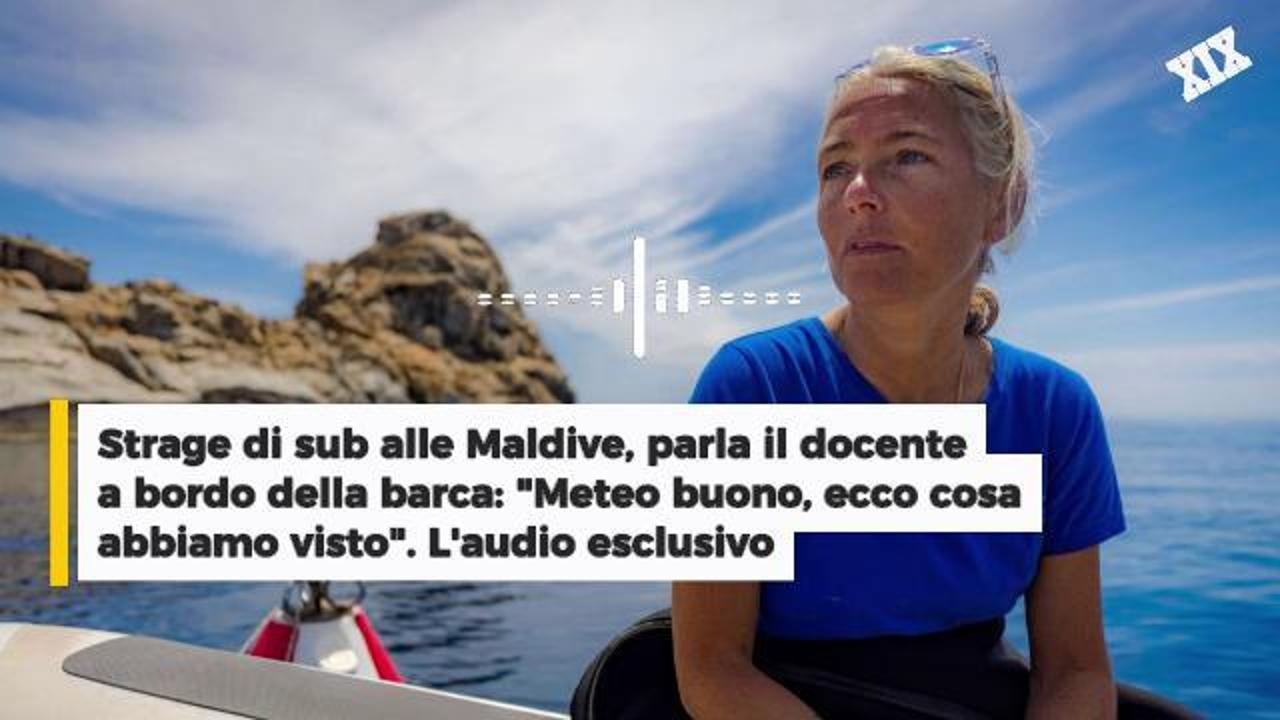 Strage di sub alle Maldive, parla il docente a bordo della barca: "Meteo buono, ecco cosa abbiamo visto" | L'audio esclusivo