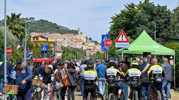 Apertura ufficiale per la Ciclabile del Golfo dianese, Giampedrone: “Presto completata anche l’Incompiuta”