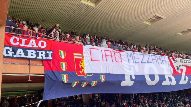 Il saluto a Gabriella Allavena, il ricordo dei tifosi della Nord | Foto