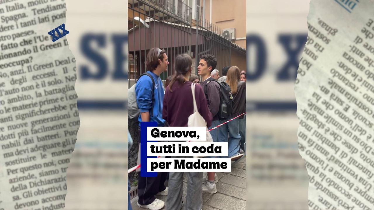 Genova, tutti in coda per Madame