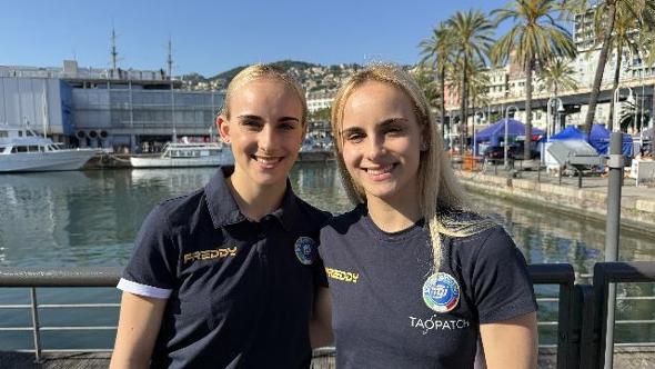 Asia e Alice D'Amato: "Puntiamo a Los Angeles 2028 insieme, felici per la nuova palestra dell'Andrea Doria" | Video