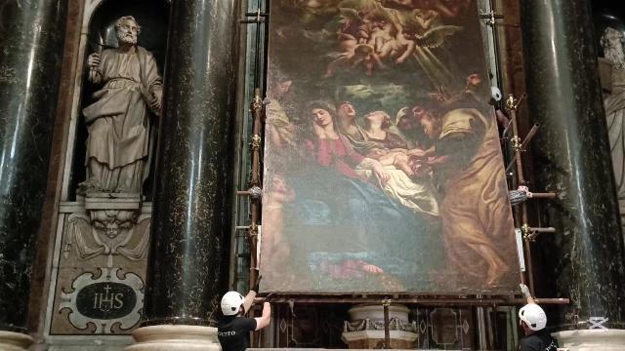 Genova, parte il monitoraggio sull’opera “La Circoncisione” di Rubens