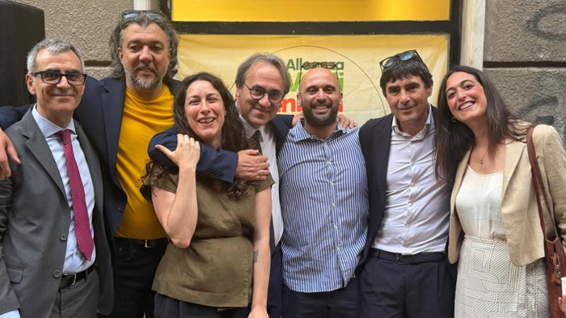 Nuova sede per Avs a Genova, all’inaugurazione Bonelli e Fratoianni e gli alleati