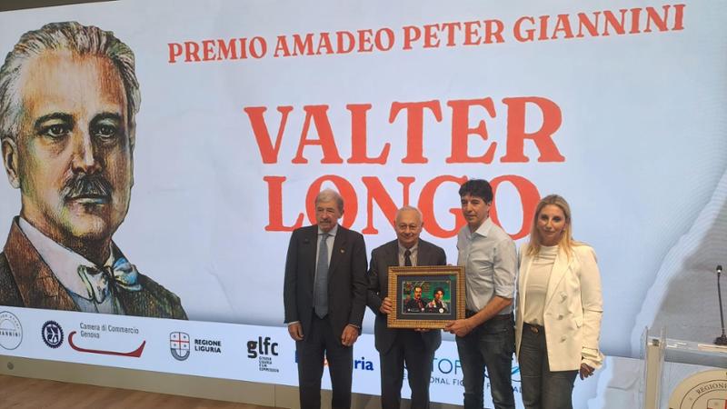 Il premio Giannini al professor Valter Longo, guru della longevità: "La Liguria ha molto da insegnare"