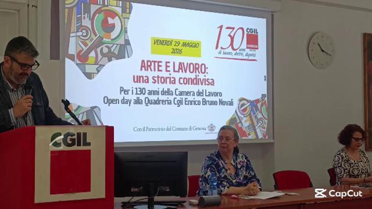 130 anni di Camera del Lavoro di Genova, al via celebrazioni con l'open day della Quadreria