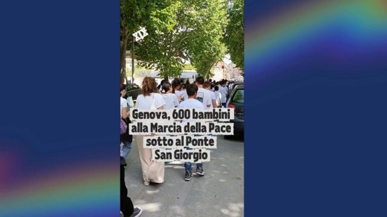 Genova, le scuole di Sampierdarena, Cornigliano e Certosa alla marcia per la pace