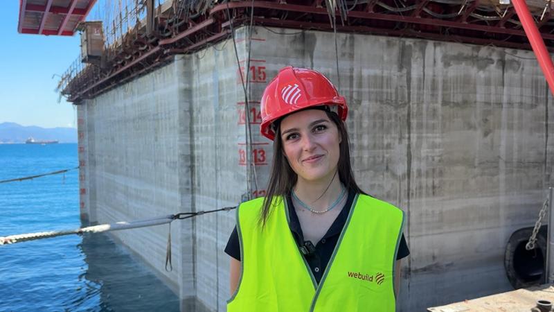 Elisa, a 27 anni il primo incarico è per costruire la diga di Genova: “Un orgoglio lavorare per il mio territorio”
