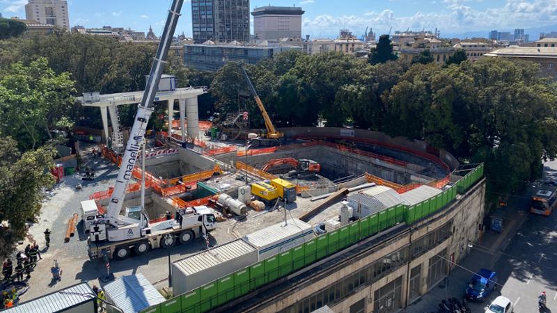Incidente nel cantiere della metro a Genova, quattro indagati nella ditta costruttrice