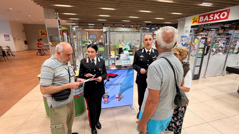 Alla Basko info point dell’Arma dei carabinieri contro le truffe