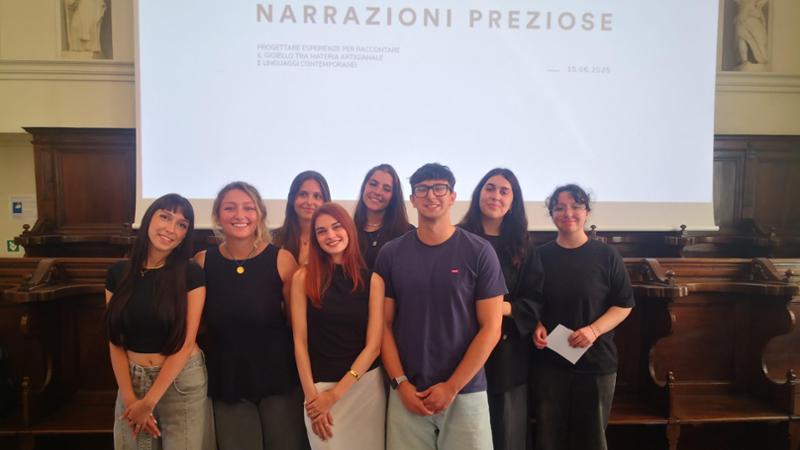 Gli universitari diventano narratori del gioiello per un giorno