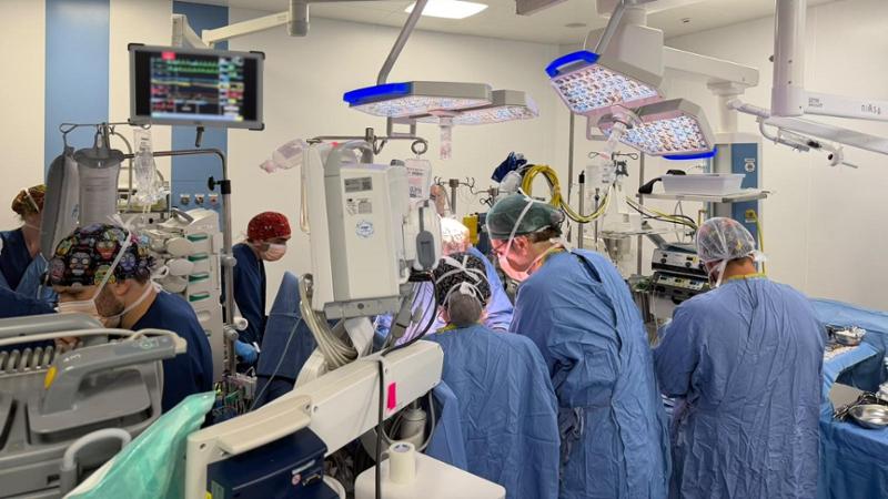Primo prelievo di cuore e polmoni da donatore a cuore fermo in Liguria: intervento riuscito al San Martino