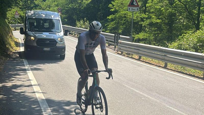 Dai fondali di Voltri alla cima del Monte Bianco: è iniziata l’impresa di Andrea Pedemonte