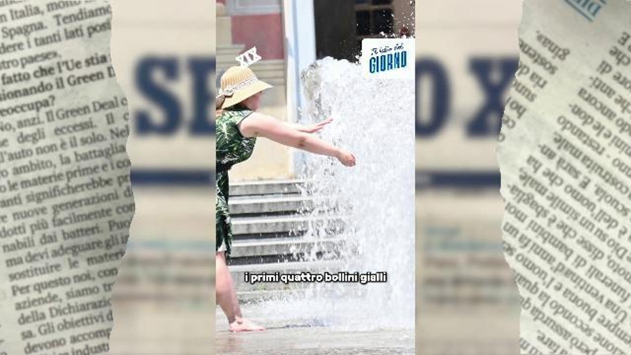 Caldo, bollino giallo fino al 24 giugno