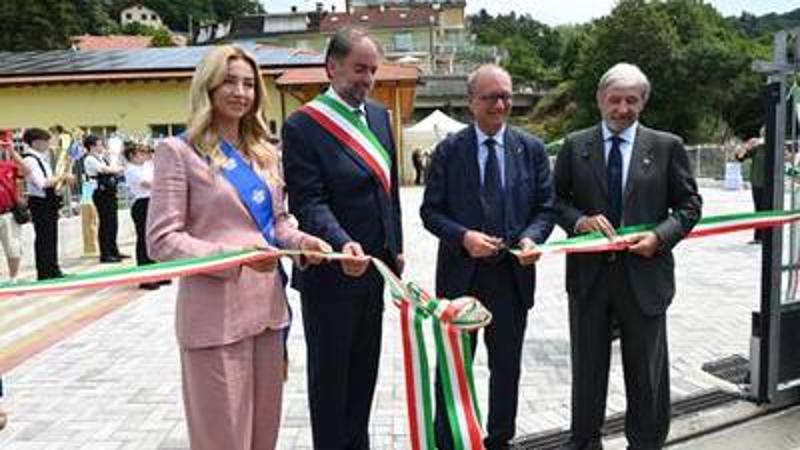 Torriglia, Valditara inaugura un asilo: “Iniziativa contro lo spopolamento”