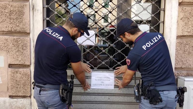 Liti e aggressioni, chiuso per 5 giorni un bar di Sestri Ponente