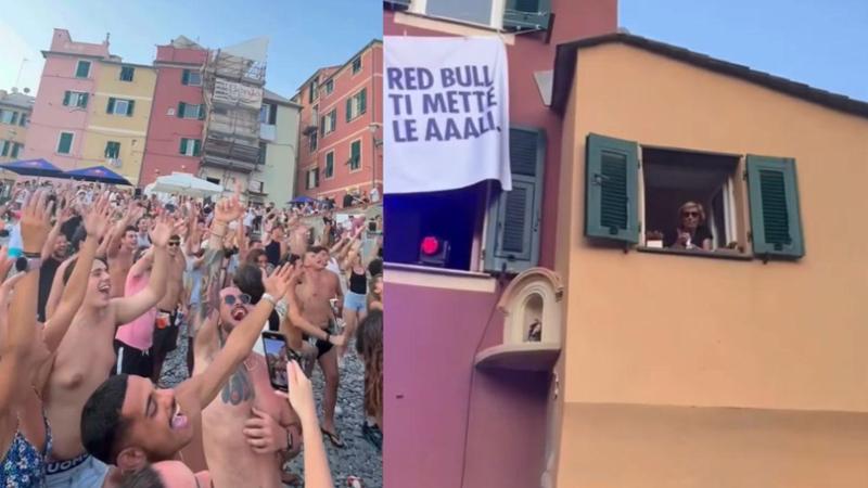 La magia di Boccadasse, “Maledetta primavera” cantata per la signora affacciata alla finestra: il video va virale