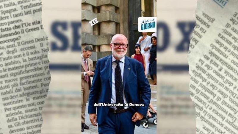 Uccelli nuovo rettore dell'Università di Genova: "Condivisione come parola d'ordine"