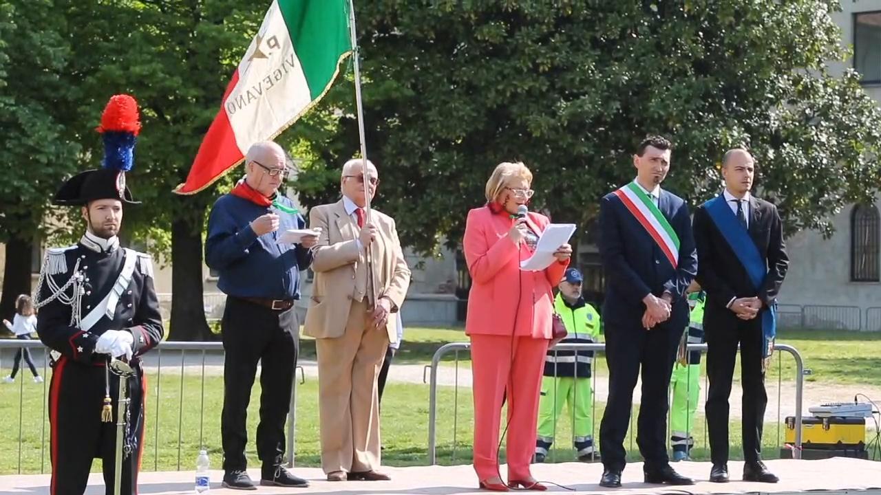25 Aprile, Vigevano, l'orazione di Teresa Benzoni - La Provincia Pavese