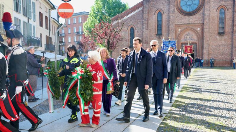 Liberazione a Vigevano, la vicesindaca Segù: «Dal 25 aprile 1945 un ...